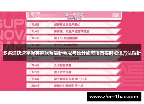 多渠道快速掌握英超联赛最新赛况与比分动态指南实时资讯方法解析